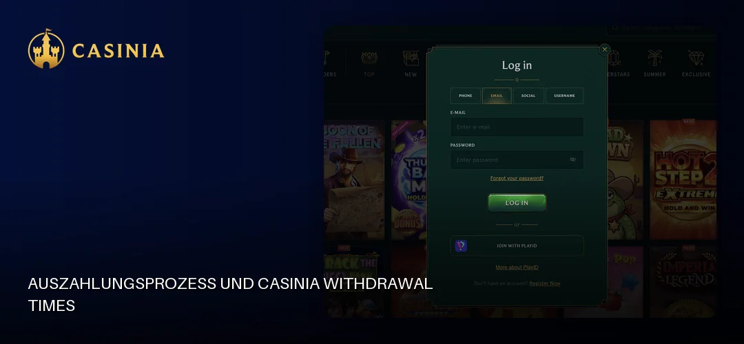 Casinia promotional banner